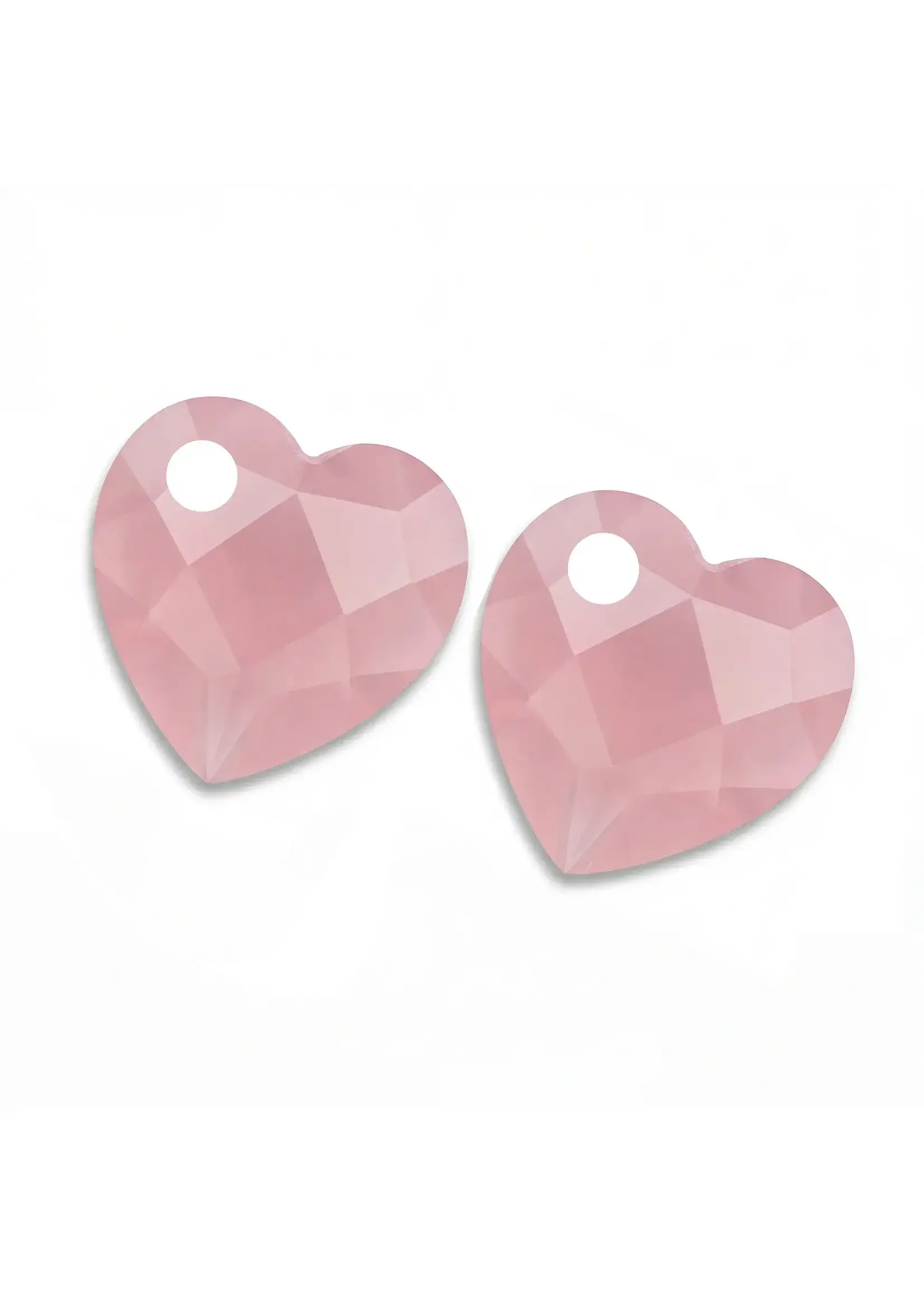Sparkeling Jewels Oorbel Edelstenen Heart Pink Opalite