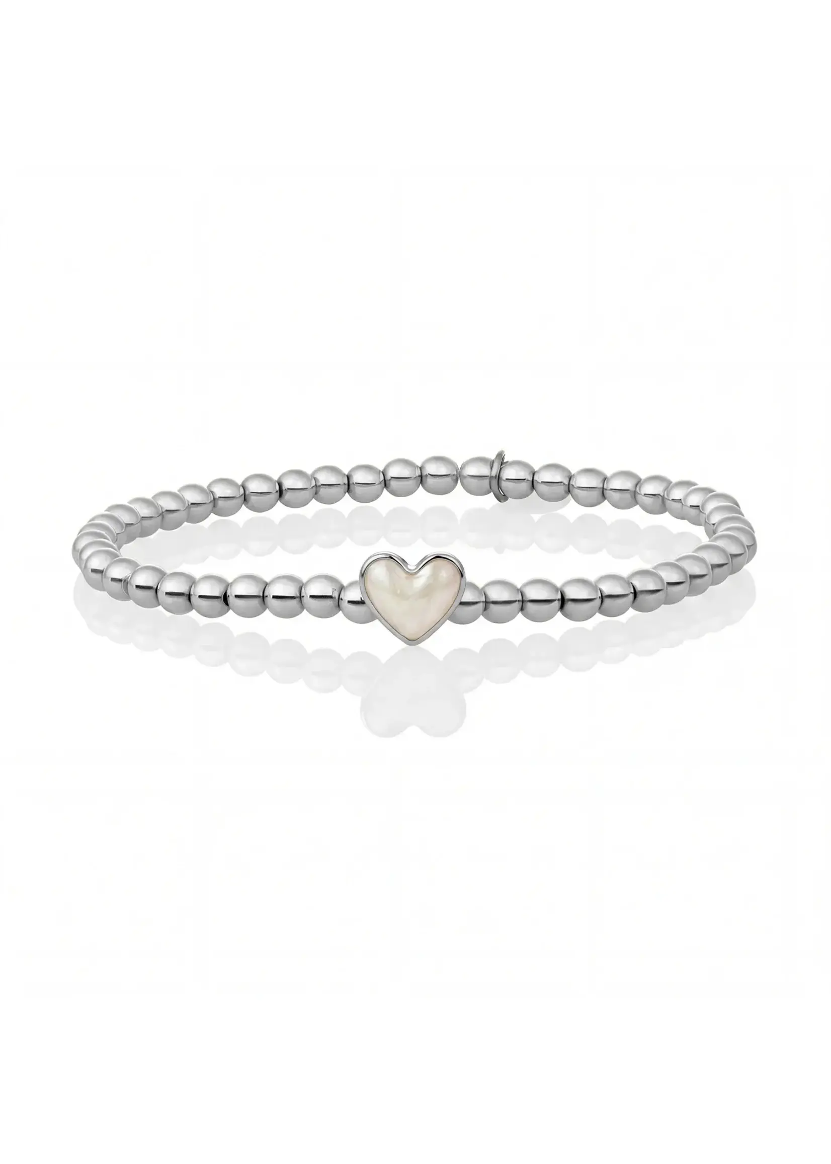 Sparkeling Jewels Limited Mom Armband Pearl Emaille Rhodium Plated