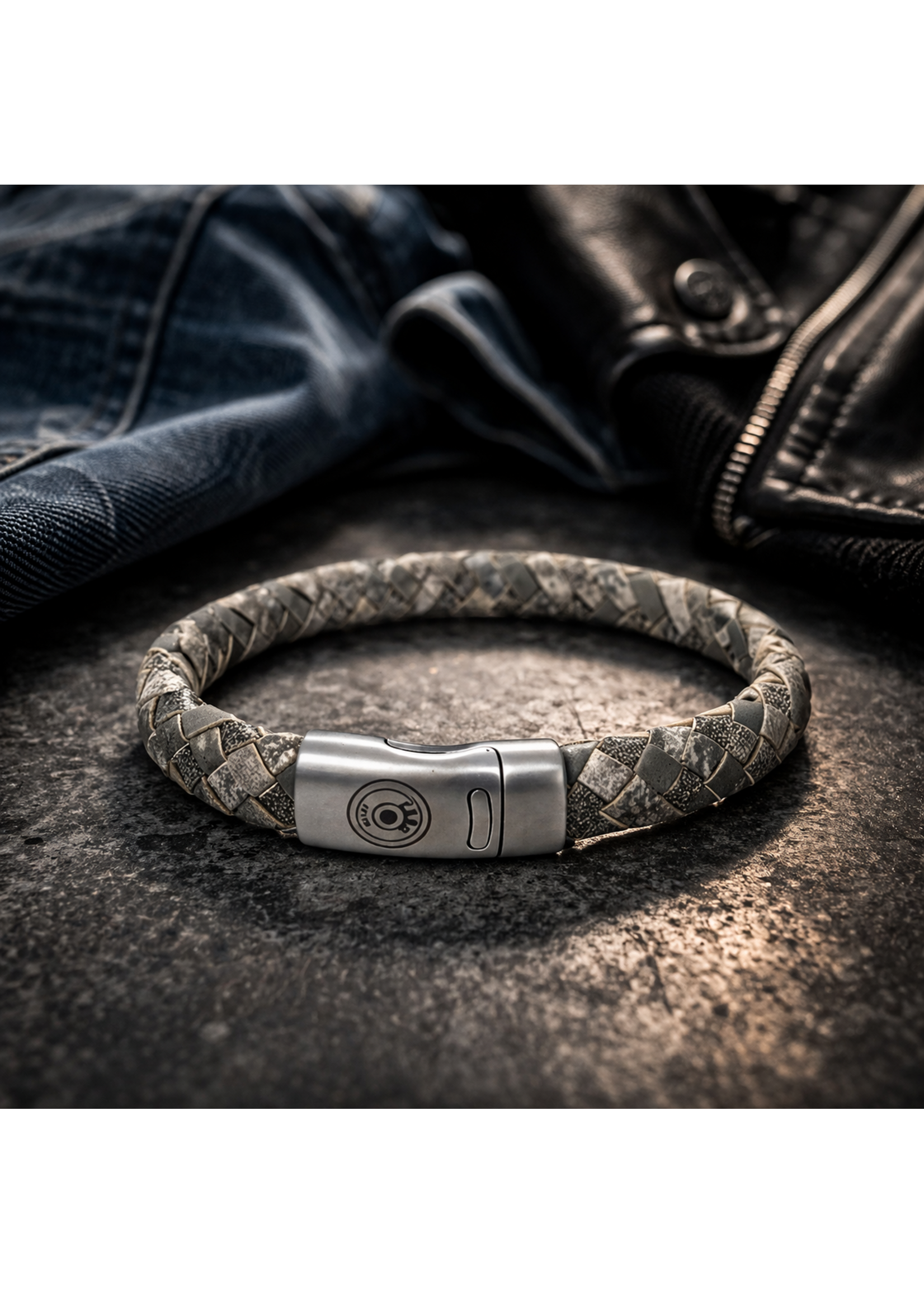 Zero Jewels Zero Jewels Monaco armband gemêleerd grijs