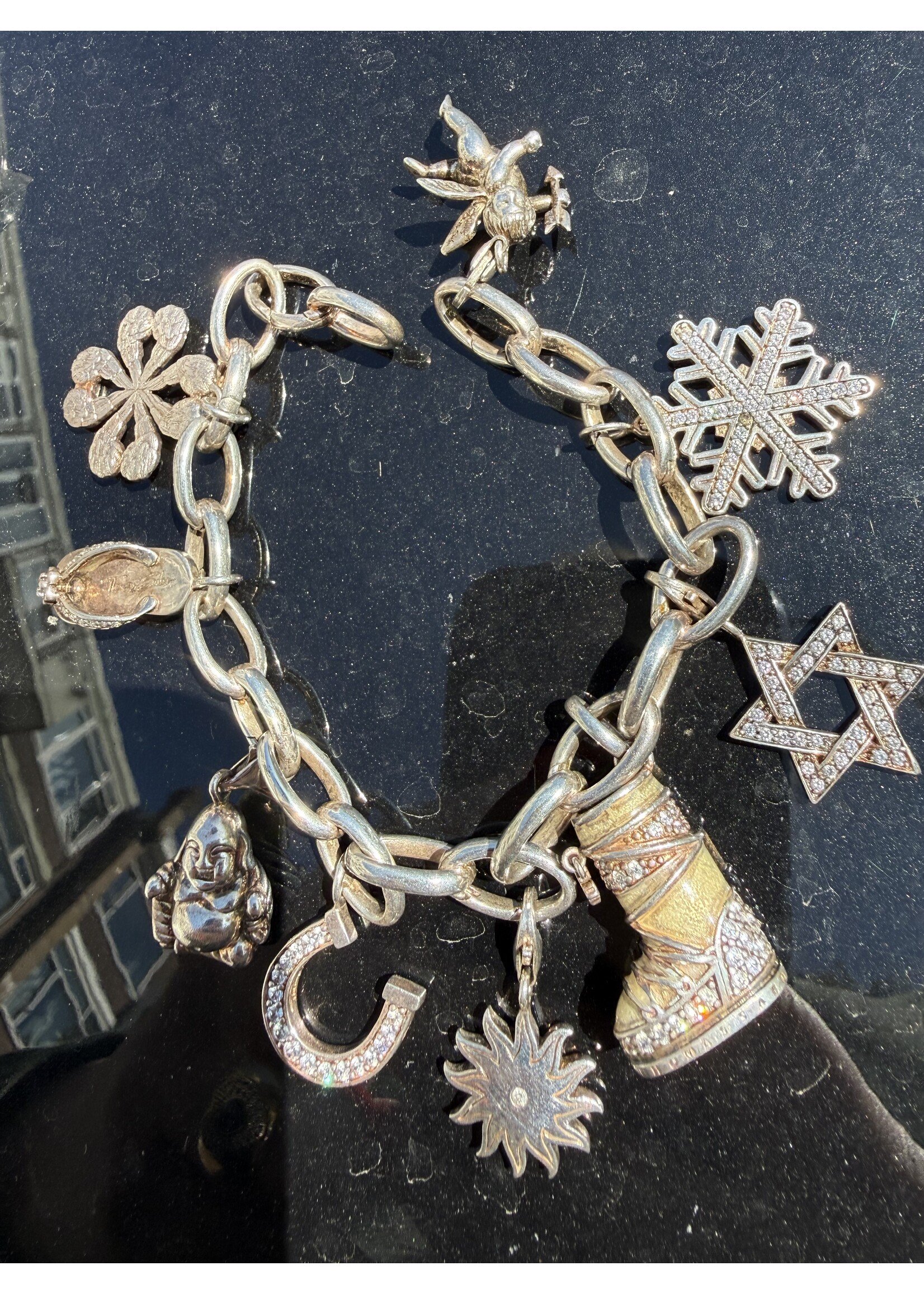 Vintage & Occasion Volle thomas Sabo armband met diverse bedels