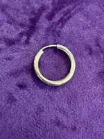 Vintage & Occasion Goud op zilver enkele oorring ronde buis 20mm 2.8