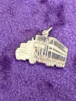 Vintage & Occasion Goud op zilveren hanger vrachtwagen / truck