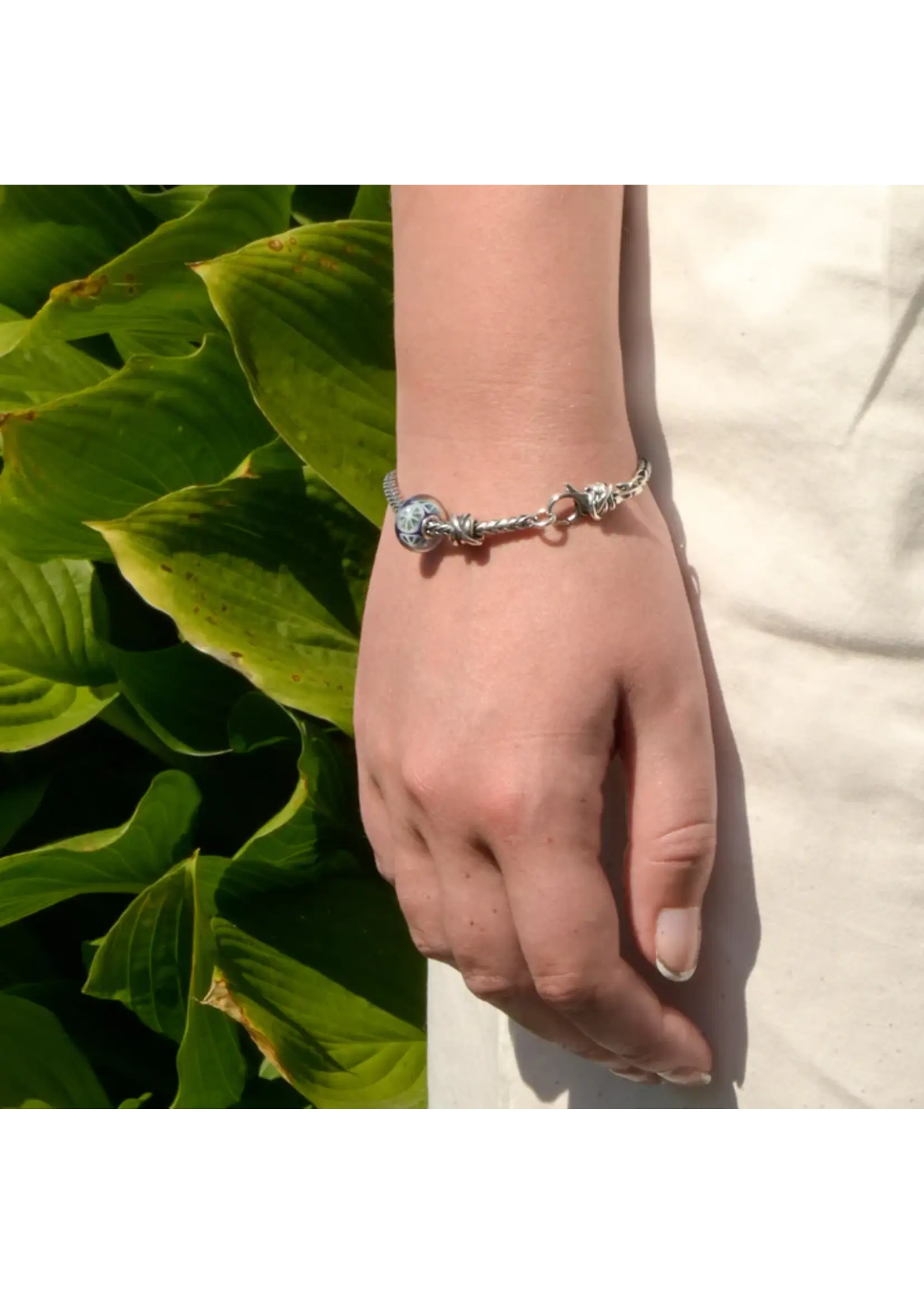 Trollbeads OCEAANGLOED GELUKSKNOOP ARMBAND TSA26B20 | Trollbeads Armband