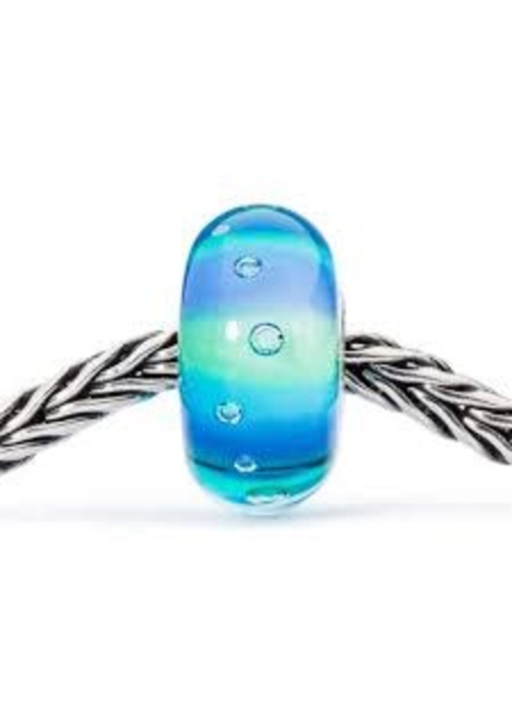 Trollbeads TROLLBEADS Seabed Stripe Bead TGLBE - 10194 Charm Glass Bead