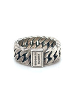 Vintage & Occasion Zilveren ring buddha to buddha - maat 18