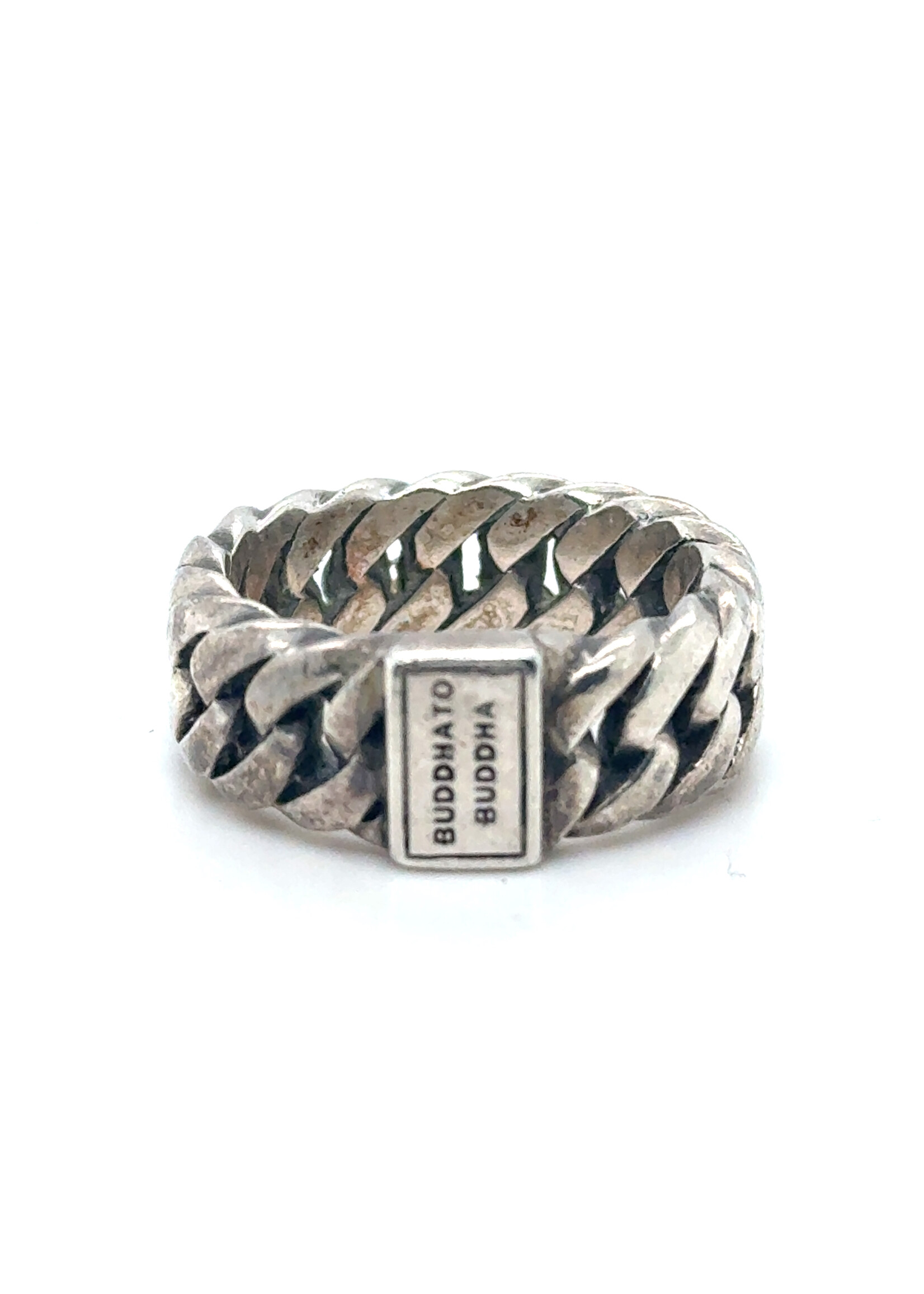 Vintage & Occasion Zilveren ring buddha to buddha - maat 18