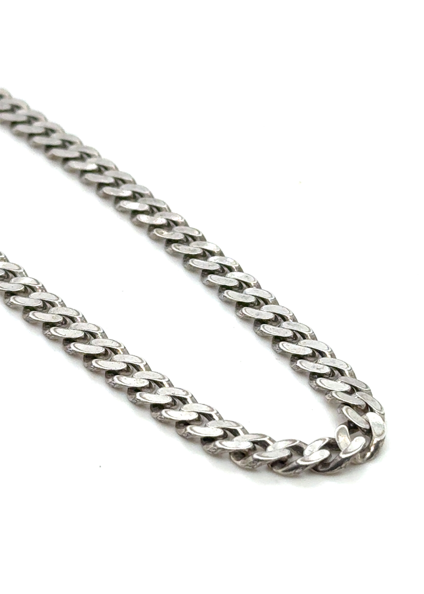 Vintage & Occasion Zilveren gourmet collier 6.2 mm - lengte 50cm