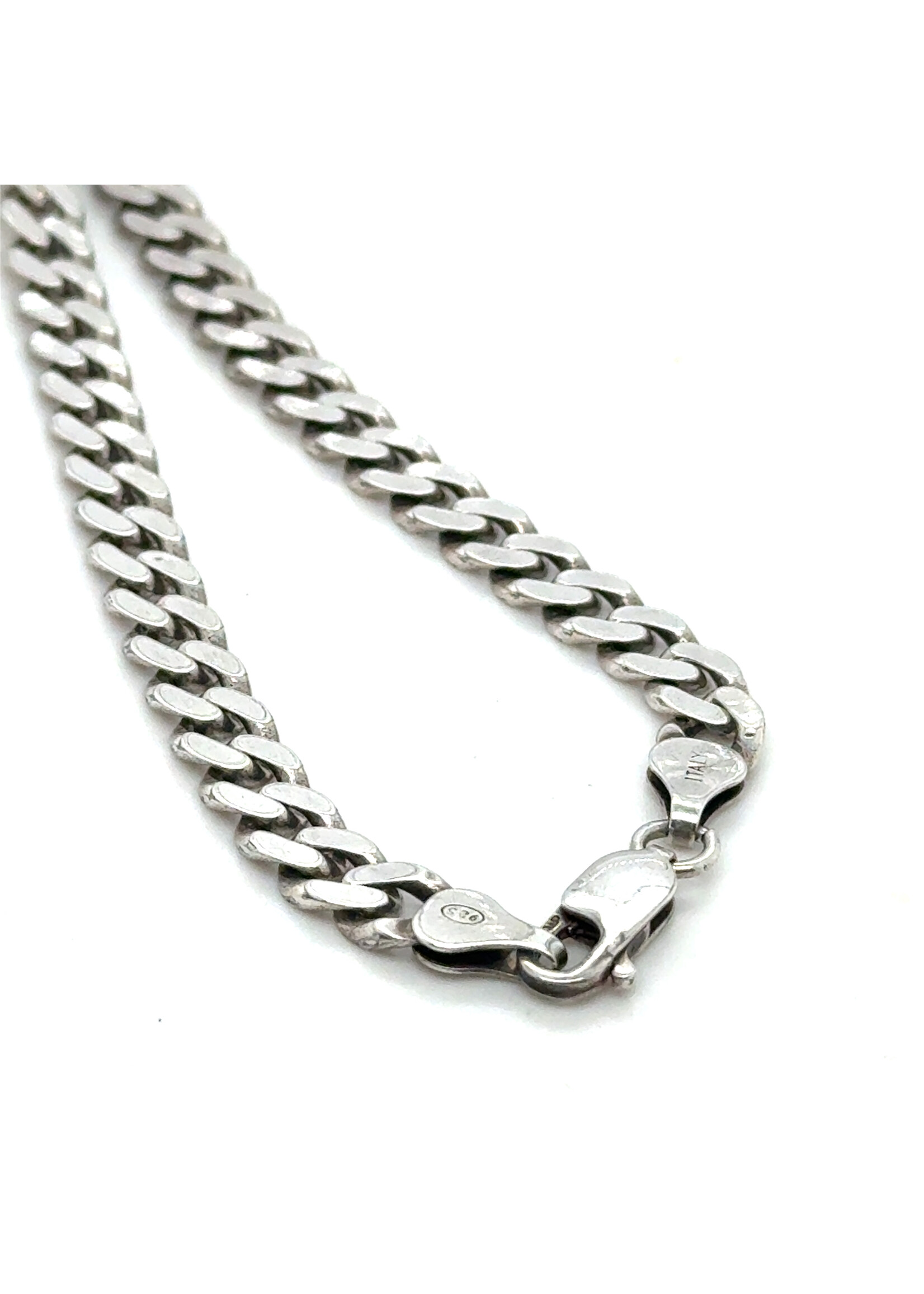 Vintage & Occasion Zilveren gourmet collier 6.2 mm - lengte 50cm