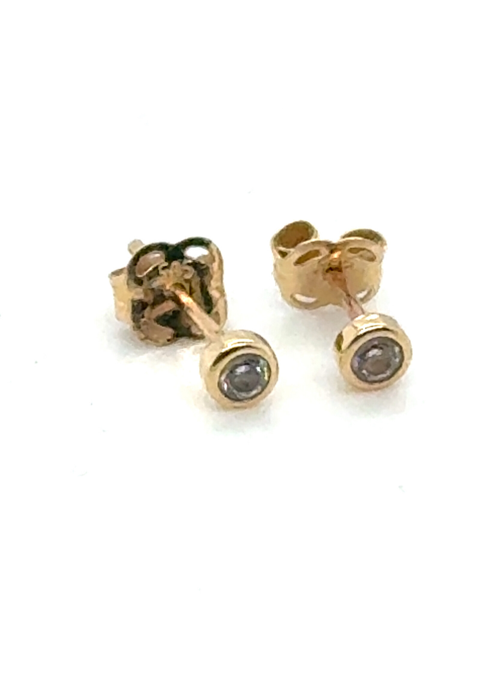 Vintage & Occasion Geelgouden oorknoppen  14k