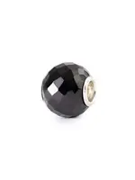 Cataleya jewels Trollbeads gefacetteerde zwarte onyx , rond