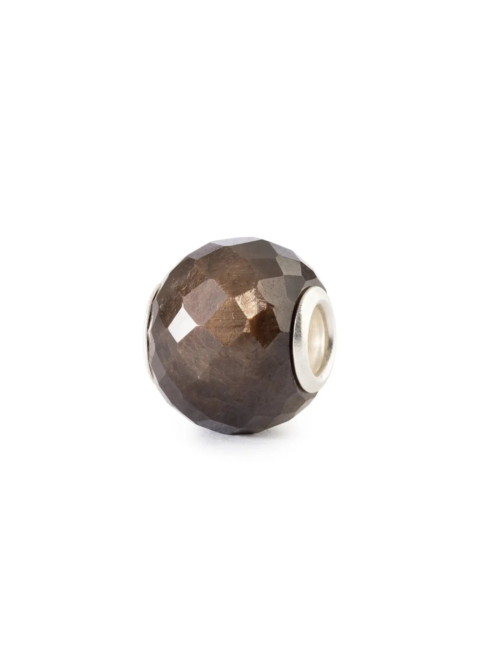 Trollbeads Trollbeads gefacetteerde bruine saffier , rond
