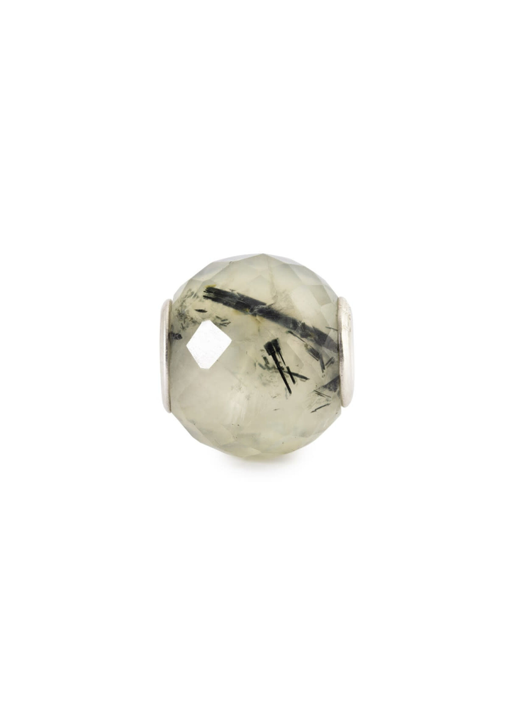 Trollbeads Trollbeads TSTBE-00048 Groene prehniet kraal van zilver