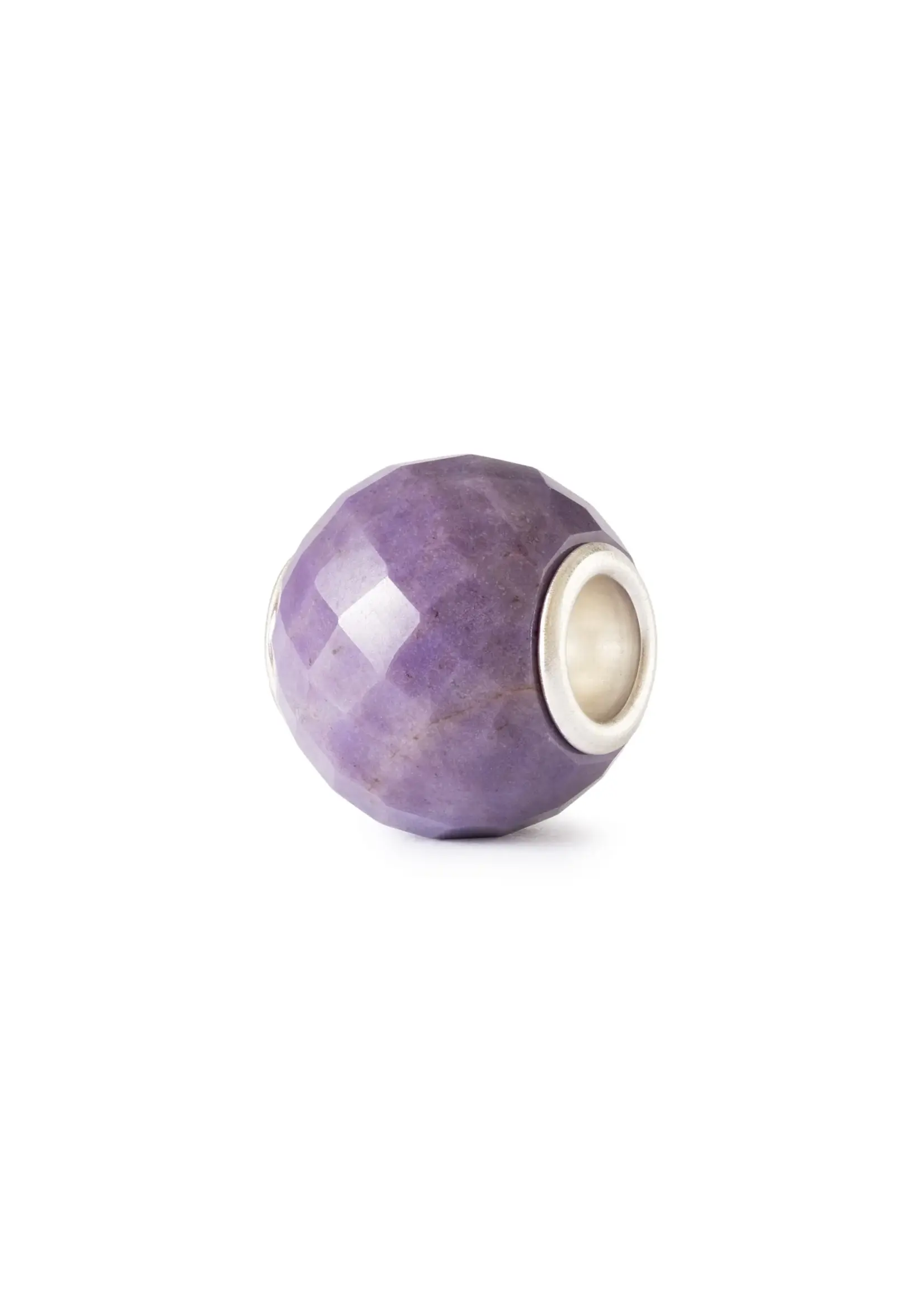 Trollbeads RONDE PAARSE JADE, GEFACETTEERD TSTBE-00046