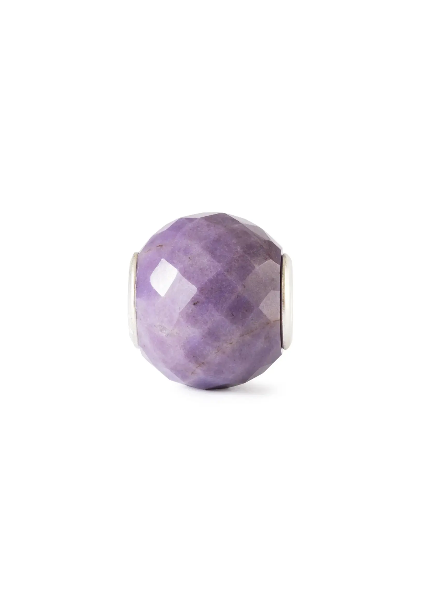 Trollbeads RONDE PAARSE JADE, GEFACETTEERD TSTBE-00046