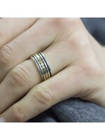 Jeh Jewels jeh jewels  Ring zilver met Goldfilled classic 19222