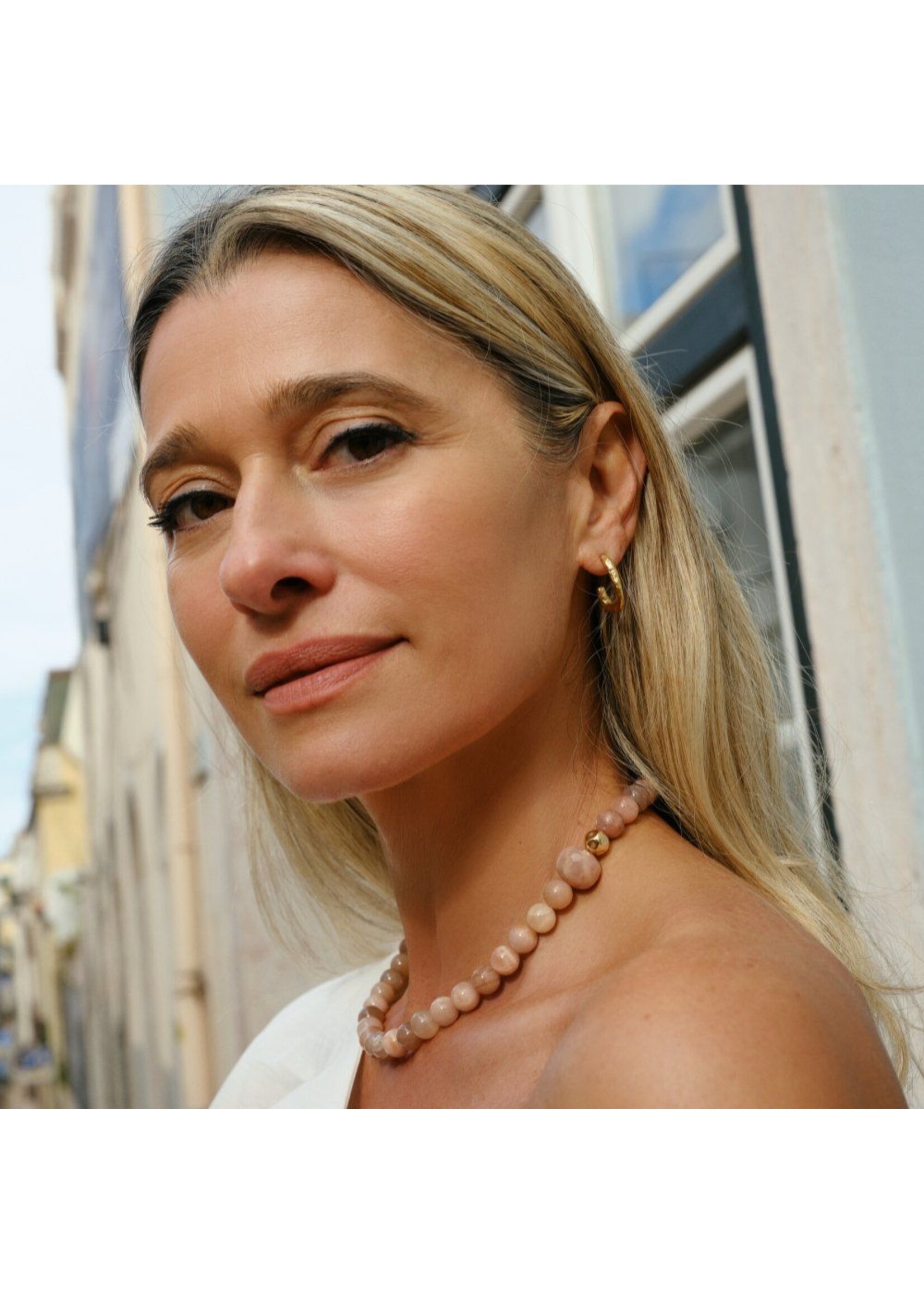Jeh Jewels \Jeh Jewels Collier Candy gems roze maansteen