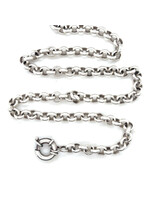 Vintage & Occasion Zilveren Jasseron ketting - lengte 42 cm