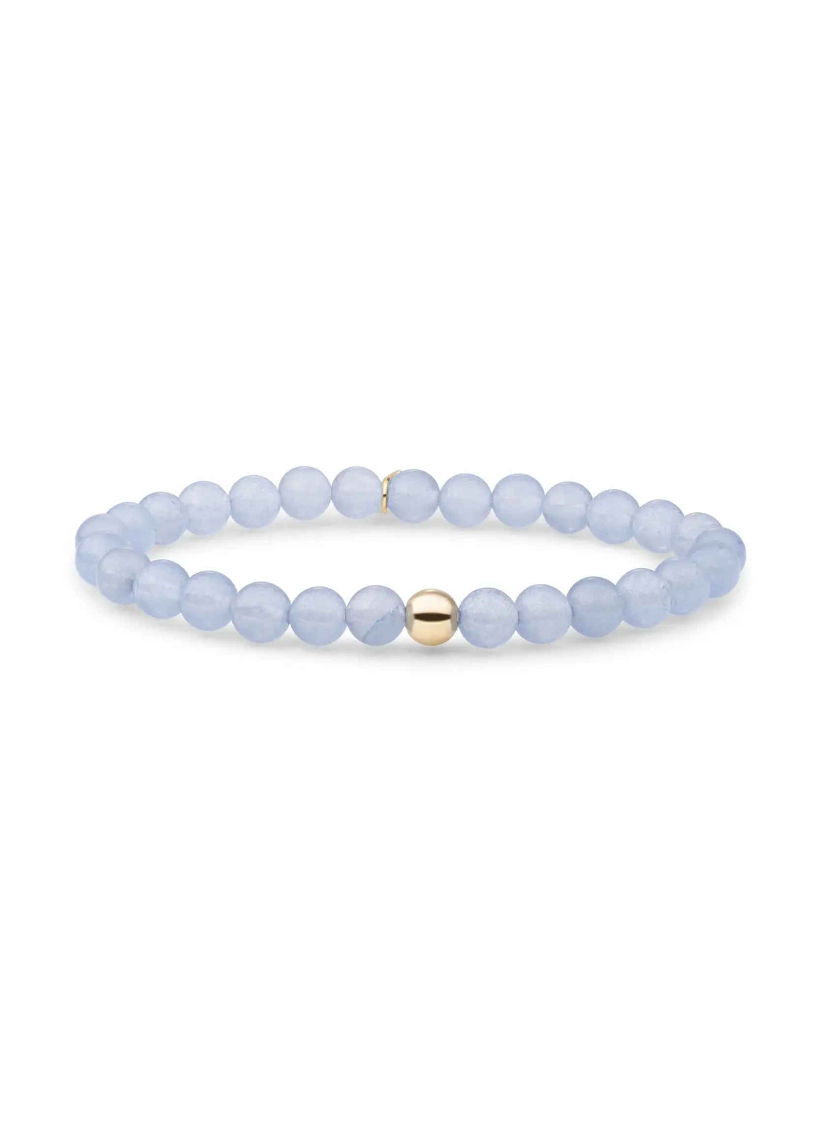Sparkeling Jewels SATURN ARMBAND LARGE ICE BLUE QUARTZ sbg-gem72-6mm