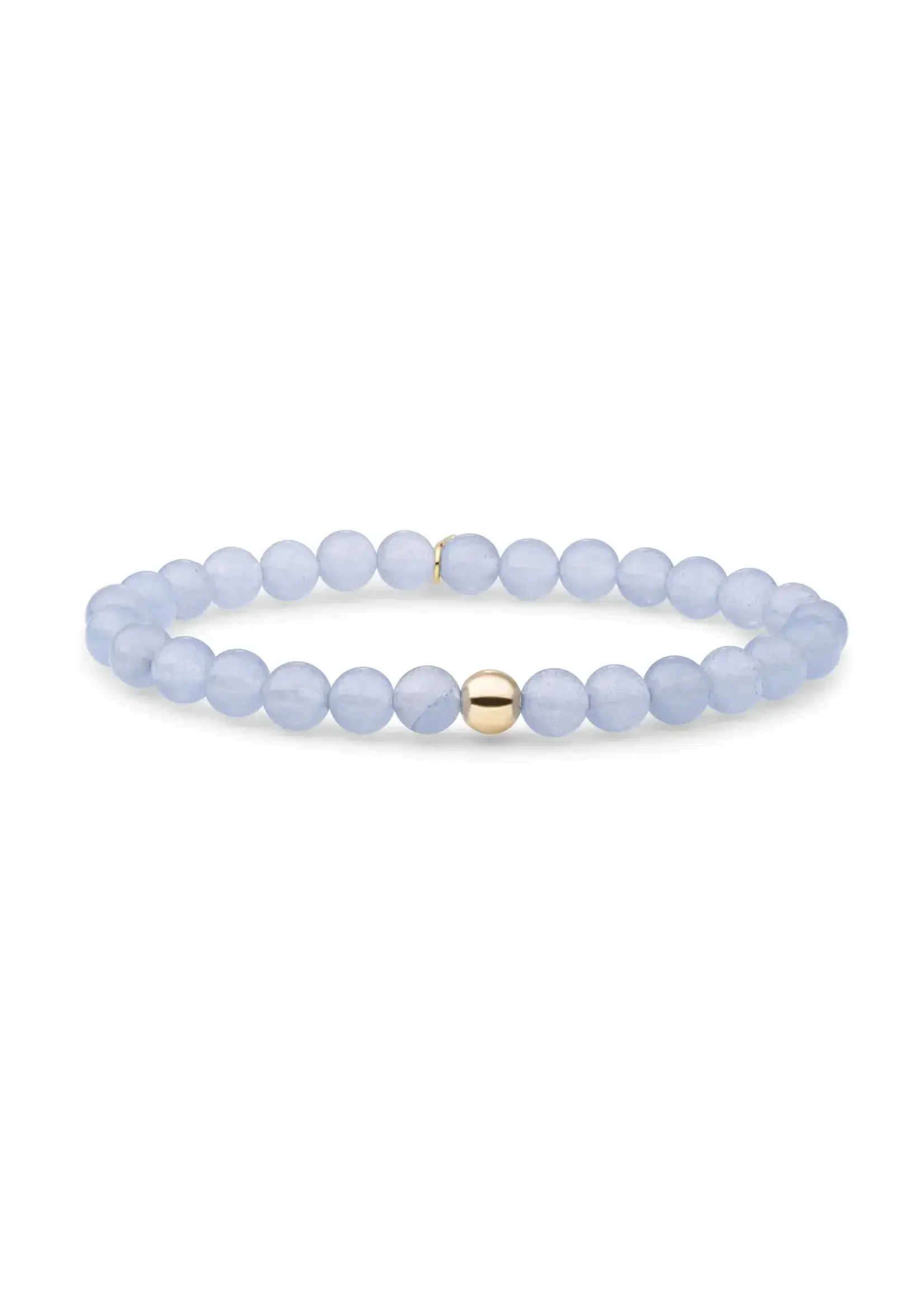 Sparkeling Jewels SATURN ARMBAND LARGE ICE BLUE QUARTZ sbg-gem72-6mm