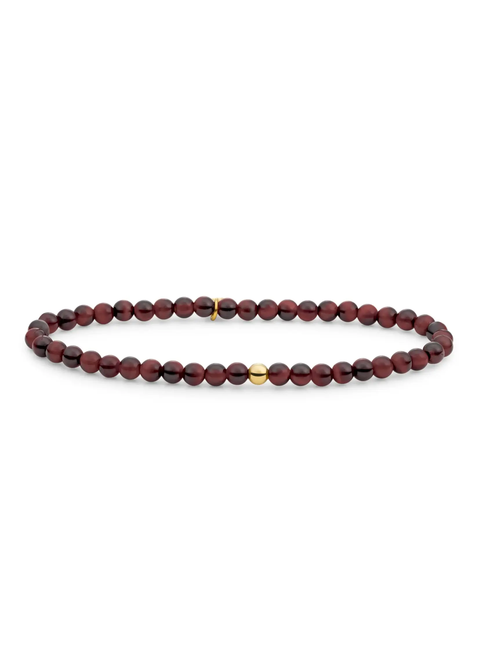 Sparkling Jewels sbg-gem15-4mm SATURN ARMBAND SMALL RED TIGER EYE