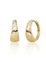 Sparkling Jewels Sparkling Jewels EAG52, Creolen zilver verguld