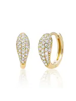 Sparkling Jewels EAG50 Sparkling Jewels Bold Fuse Small creolen zirconia verguld