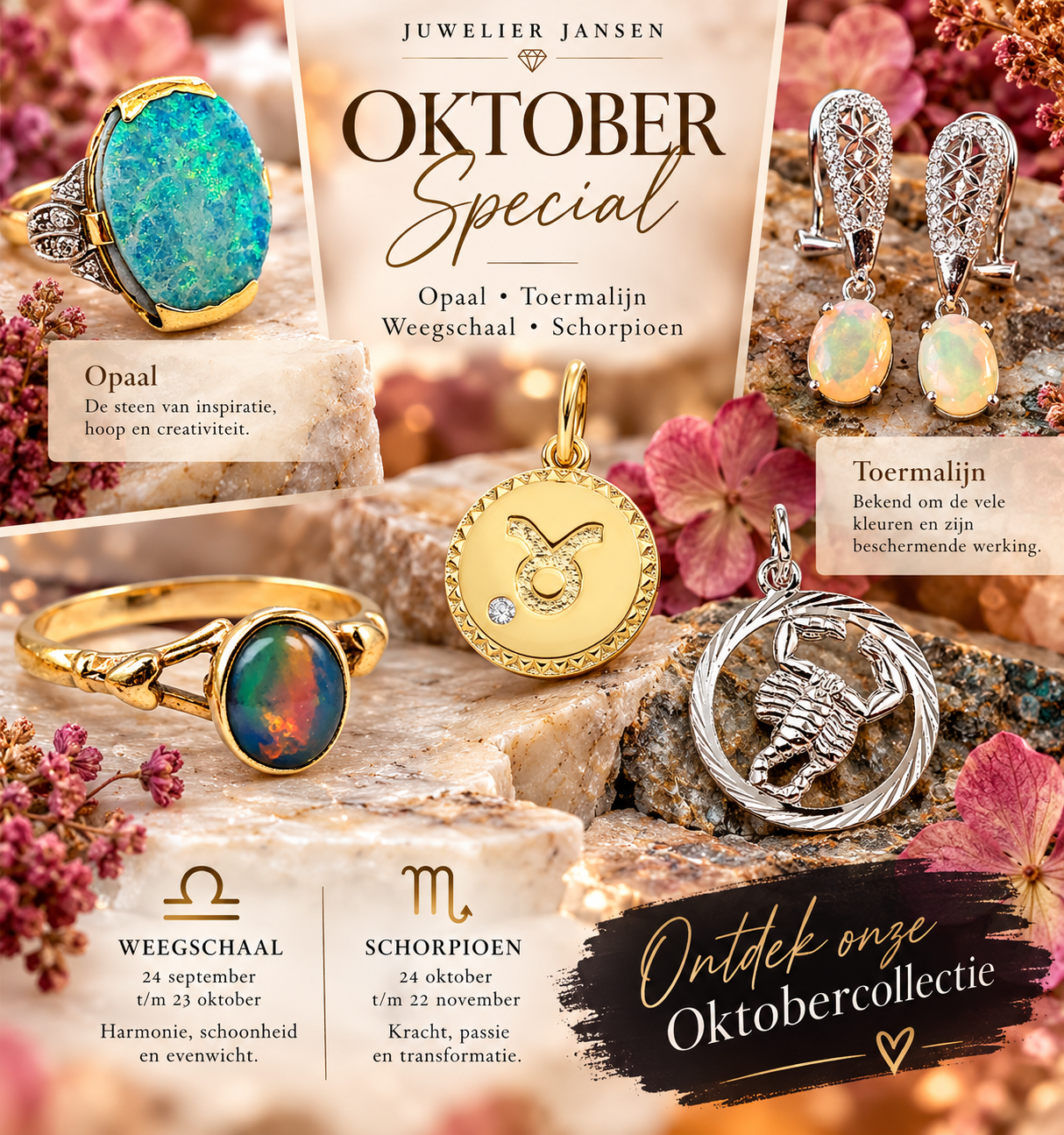Oktober Special 2026 | Opaal & Toermalijn | Juwelier Jansen