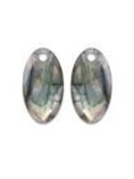Sparkeling Jewels Sparkling Jewels Eardrops Earring Editions Facet Labradorite Ear Leaf EAGEM18-FCLF-S