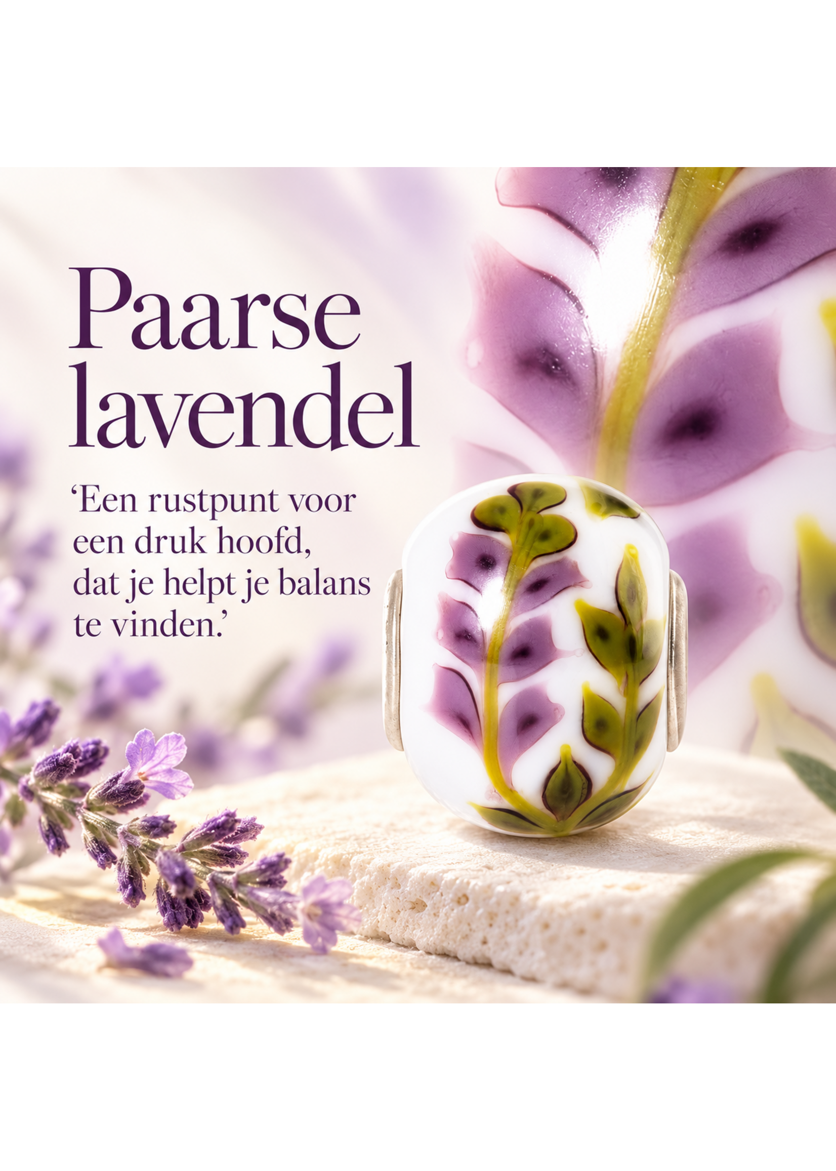 Trollbeads Trollbeads paarse lavendel