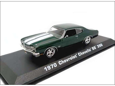 Greenlight  Chevrolet Chevelle SS 396 1970 groen - Modelauto 1:43