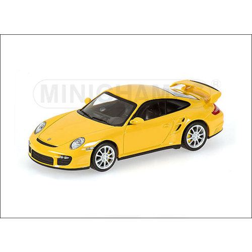 Minichamps  Modellauto Porsche 911 GT2 1:43 gelb 2007 | Minichamps