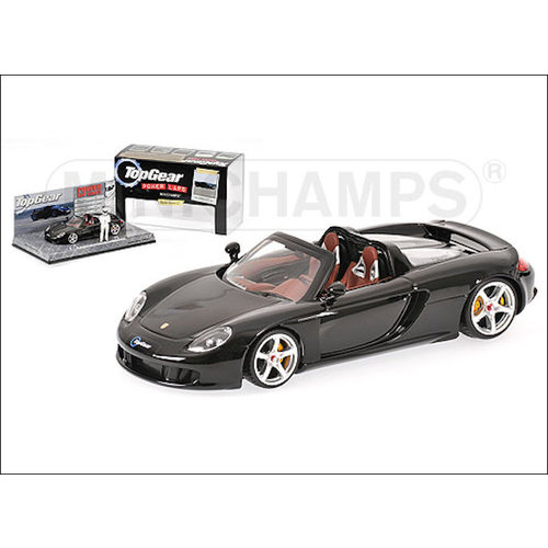 Minichamps  Porsche Carrera GT zwart (Top Gear) - Modelauto 1:43