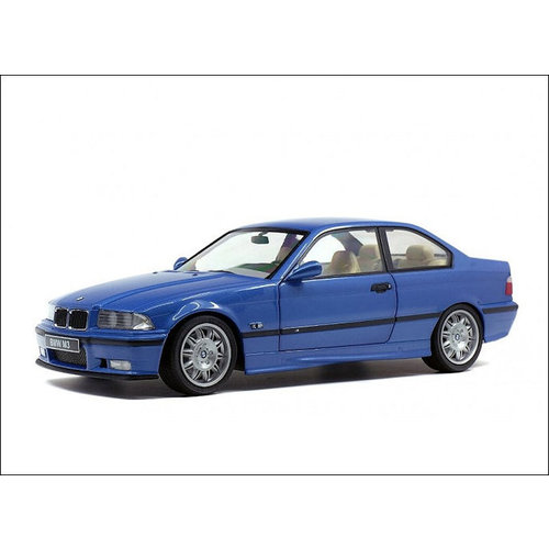 Solido  BMW M3 Coupe (E36) 1990 blue metallic - Model car 1:18