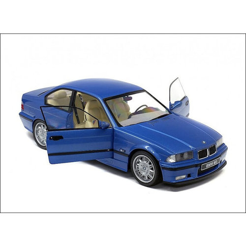 Solido  Modelauto BMW M3 Coupe (E36) 1:18 blauw metallic 1990 | Solido