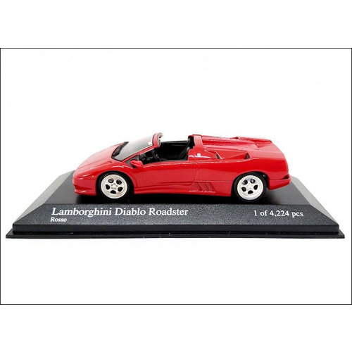 Minichamps  Modelauto Lamborghini Diablo Roadster 1:43 rood 1994 | Minichamps