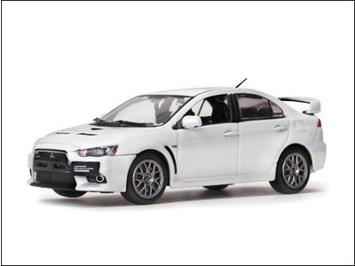 Vitesse  Mitsubishi Lancer Evolution X pearl white - Model car