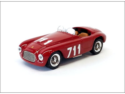 Art Model  Ferrari 166 MM 1950 No. 711 rood - Modelauto 1:43