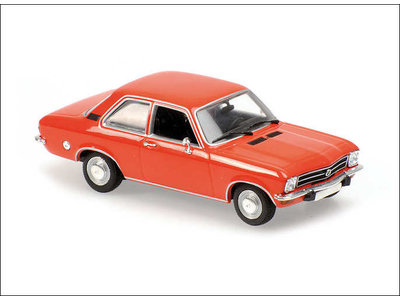 Maxichamps  Opel Ascona 1970 rot - Modellauto 1:43