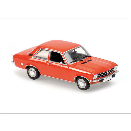 Maxichamps  Modelauto Opel Ascona 1:43 rood 1970 | Maxichamps