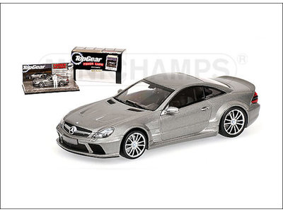 Minichamps  Mercedes-Benz SL65 AMG (R230) 2009 grijs (Top Gear) - Modelauto 1:43