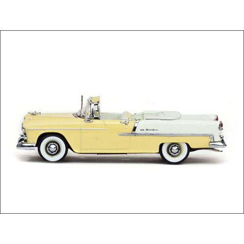 Vitesse  Model car Chevrolet Bel Air Convertible 1:43 yellow/white 1955 | Vitesse