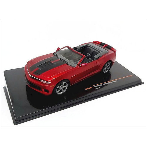 Ixo Models  Chevrolet Camaro Convertible 2014 rot metallic - Modellauto 1:43