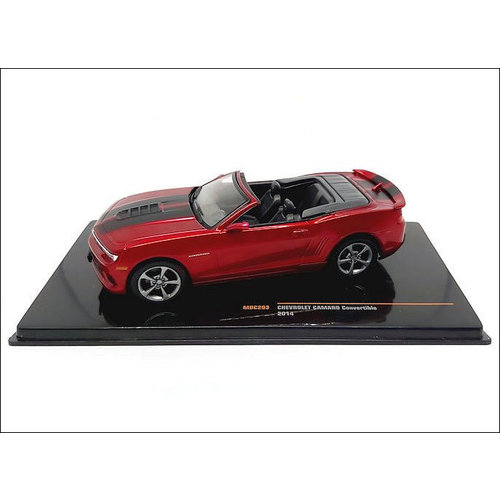 Ixo Models  Modelauto Chevrolet Camaro Convertible 1:43 rood metallic 2014 | Ixo Models