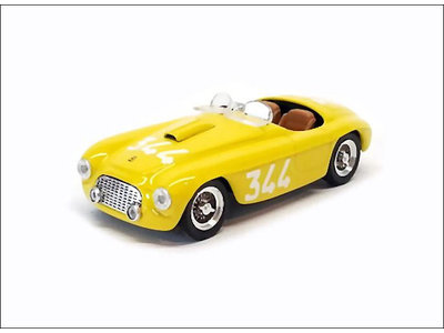 Art Model  Ferrari 166 MM Spider 1951 No. 344 geel - Modelauto 1:43