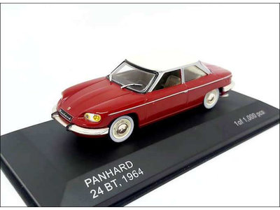 WhiteBox  Panhard 24BT 1964 dark red/beige - Model car 1:43