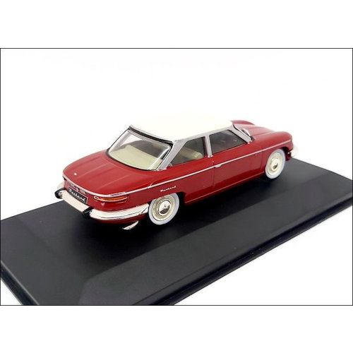 WhiteBox  Model car Panhard 24BT 1:43 dark red/beige 1964 | WhiteBox