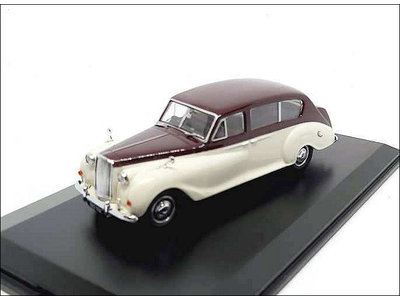 Oxford Diecast  Austin Princess donkerrood/cremewit - Modelauto 1:43