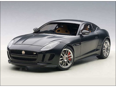 AUTOart  Jaguar F-type R Coupe 2015 matt black - Model car 1:18