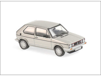 Maxichamps  Volkswagen Golf GTI 1983 silber metallic - Modellauto 1:43