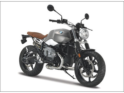 Maisto  BMW R nineT Scrambler grau - Modell-Motorrad 1:12